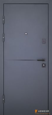 Вхідні двері Abwehr 76/133 Solid, серія Defender, RAL7021/8019