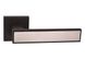 Італійська дверна ручка ORO&ORO 078-15E, матовий чорний/матовий нікель (вставка)