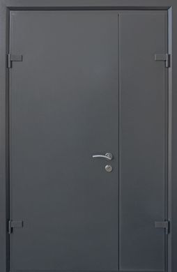 Вхідні двері Straj TECHNO-DOOR/RAL 9975 графіт 1200мм