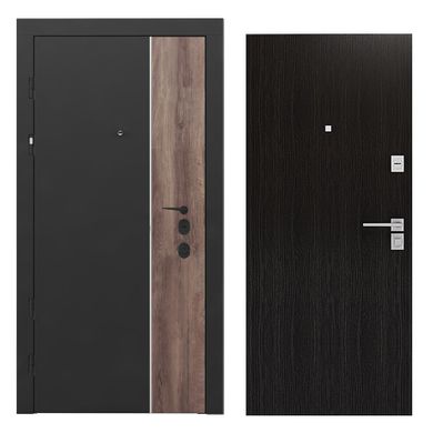 Вхідні двері Родос Premium PRZ-002, чорний софт