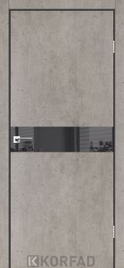 Міжкімнатні двері Корфад Glass Loft Plato, GLP-01, Super PET антрацит
